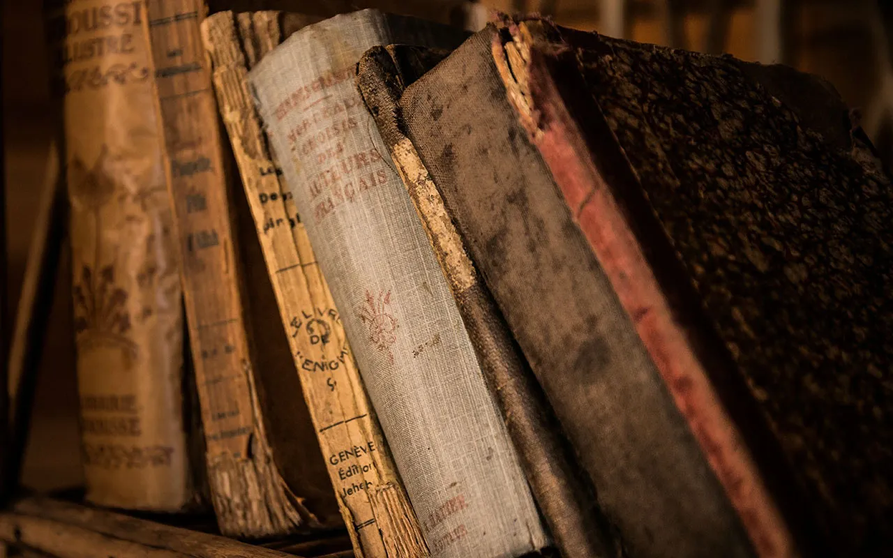 attenzione alla muffa sui libri